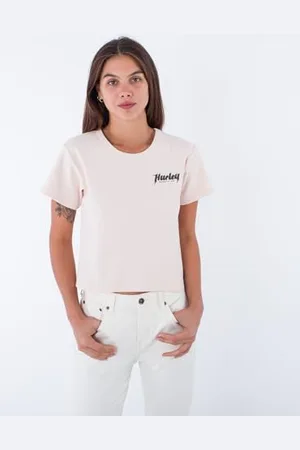 Hurley Cammiset Krótki Rękaw Damski - Tomgirl Baby, , XS
