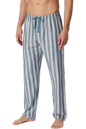 Schiesser Herren lange Schlafhose Web - Mix + Relax