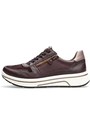 ARA Damskie buty sportowe Sapporo, Amarone, Moon, 40 EU szerokie, , 40 EU Weit