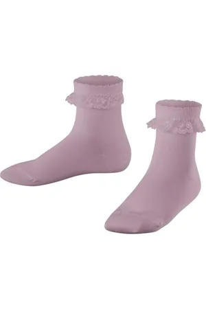 Falke Uniseks - dzieci Skarpety Romantic Lace K So Bawełna jednokolorowe 1 Para, , 35-38
