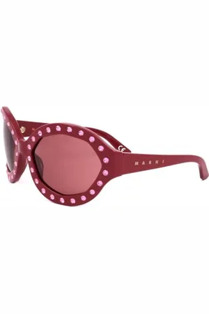 Marni Naica Mine Bordeaux Okulary, S7K, 63/22/125 Unisex Dorosły