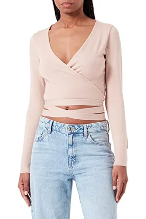 Mavi Sweter damski z dekoltem w serek, , S