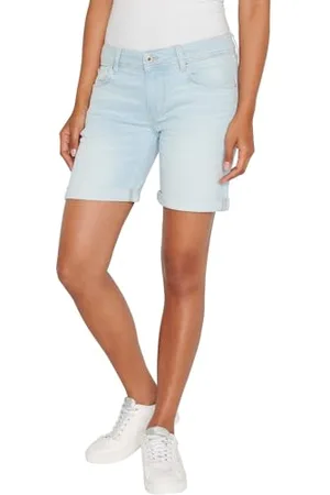 Pepe Jeans Damskie krótkie krótkie spodenki Mw, niebieskie (Denim-RH6), 24W, , 24W