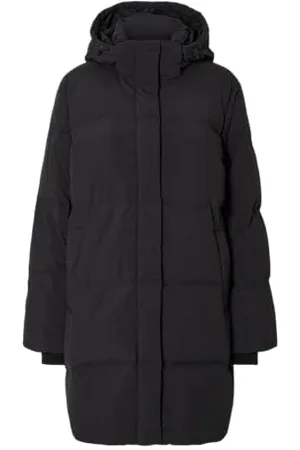 SELECTED Damski płaszcz buforowy, długi, , 42