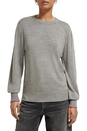 Scotch&Soda Damski sweter Basic Crew Neck, , M