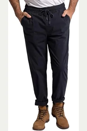 JP 1880 Męskie spodnie wsuwane, Flexnamic, Elastikbund, Tapered Loose Fit, , 6XL