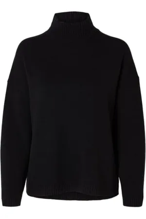SELECTED Slfcille Ls Knit Lano High Neck Noos, , M
