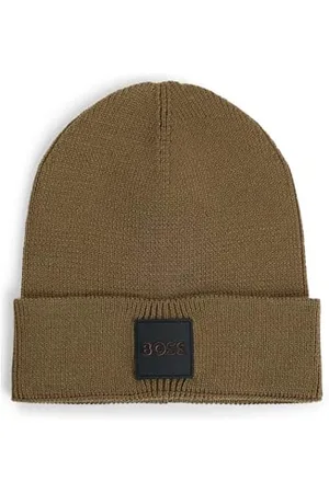 HUGO BOSS Męska czapka Foxxy_R Beanie, Open Green