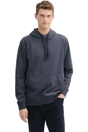 TOM TAILOR Męska bluza z kapturem z logo, , XS