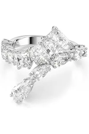 Swarovski Pierścionek Matrix, Szlify różnorodne, , Powłoka z rodu