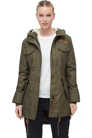 Brandit Damska parka 9476 Fishtailparka, oliwkowa, XL (DE)