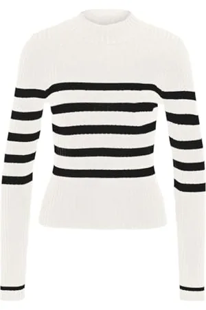 Noisy May NMFIFI L/S HIGH NECK RIB KNIT FWD NOOS, , XL