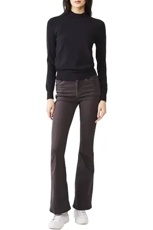 LTB Jeans Damski sweter z golfem slim Gisowa w kolorze ciemnoniebieskim z mieszanki wiskozy - rozmiar XL, , XL