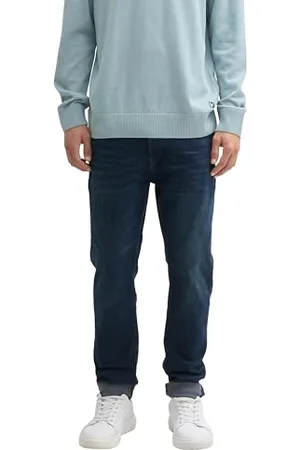 TOM TAILOR Męskie dżinsy zwężane slim fit ze stretchem, , 36W / 30L