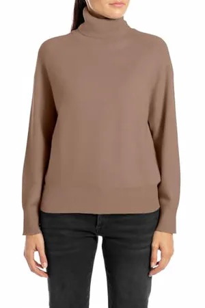 Replay Damski sweter z golfem oversize, , S
