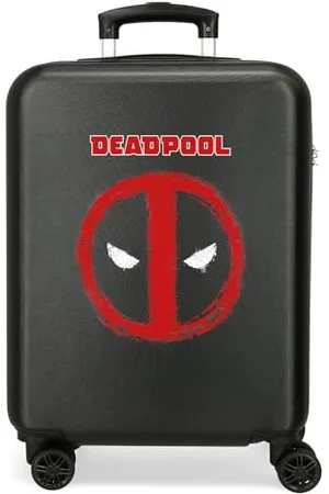 Marvel Joumma Deadpool Walizka kabinowa czarna 38 x 55 x 20 cm sztywny 2 kg zamek szyfrowy z boku ABS 2 kg 34 l bagaż podręczny, , Talla única, walizka kabinowa