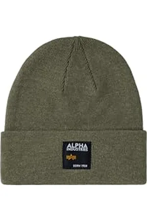 Alpha Industries Uniseks Label Beanie One Size