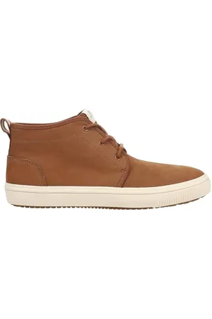 TOMS Męskie trampki Carlo Mid Terrain Sneaker, orzech włoski, wodoodporna skóra, 40 EU, , 40.5 EU