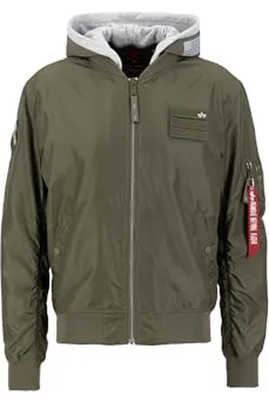 Alpha Industries MA-1 TT Hood Custom Bomber Jacket dla mężczyzn