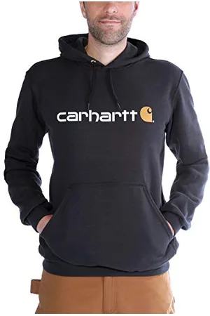 Carhartt Męska, luźna bluza z grafiką z logo średniej wagi, , S