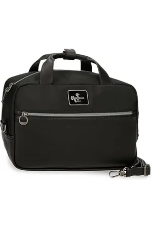 Pepe Jeans Christine Kosmetyczka czarna 31x21x15 cm Poliester z detalami ze sztucznej skóry by Joumma Bags, , Talla única, Kosmetyczka
