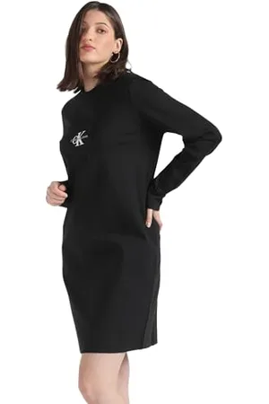 Calvin Klein Jeans Damska koszulka Monologo Milano Ls, , XS