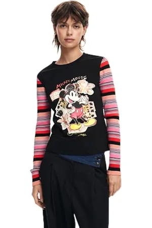 Desigual TS_PatCHMICKEY, 2000 Negro, XXL, , XXL