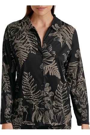 Calida Favourites Seduction Shirt długi rękaw czarna, rozmiar 44-46, , 44-46