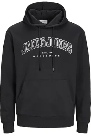 JACK & JONES JACK&JONES PLUS JJECALEB Varsity Sweat Hood NOOS PLS, , 4XL