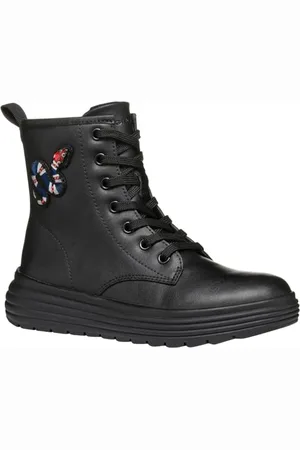 Geox J PHAOLAE Girl E Botki, czarne, 0 UK, , 0 UK