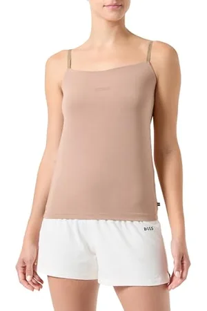 HUGO BOSS Damska koszulka Bea_Top Piżama, Średni Beżowy 263, , M