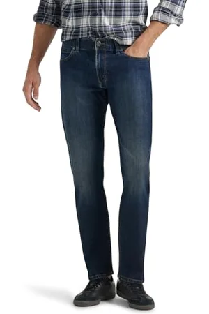Lee Extreme Motion Straight Spodnie Jeansowe Mężczyźni , , 32W / 32L