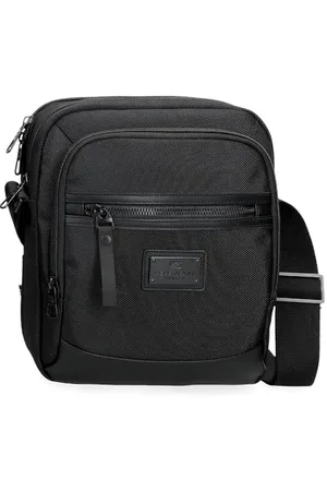 Pepe Jeans Blackmore Torba na ramię z dwoma przegrodami Czarny 22x27x8 cm Poliester z detalami ze sztucznej skóry 4,75 l by Joumma Bags, , Talla única, Torba na ramię z dwoma przegrodami