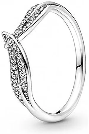 PANDORA Damski pierścionek srebrny błyszczące liście 199533C01 e Sterling- , 17.75, colore: , cod. 199533C01-56