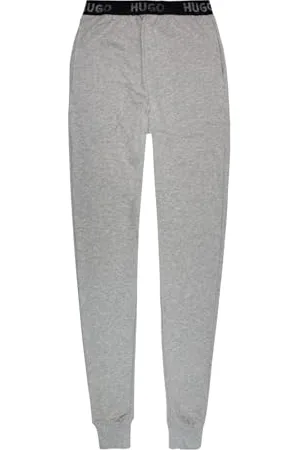 HUGO BOSS Damskie spodnie sportowe z logo Loungewear_Pant, M Grey36, , L