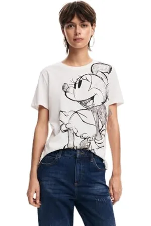 Desigual TS_MICKEYDRAWING, 1001 Crudo, XS, , XS