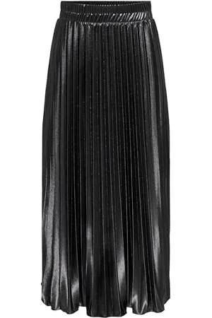 ONLY ONLLYON Pleated Shine Skirt JRS, , S