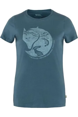 Fjällräven FJALLRAVEN Arctic Lis Print Koszulka W, Indygo, L Kobiety