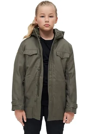 Brandit Unisex Kids BW Parka, , normalny