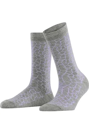 Falke Damskie Pebble bawełna półwysokie ze wzorem 1 para skarpet, , 35-38