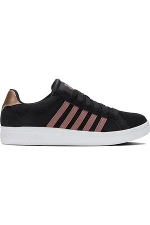 K-Swiss Damskie buty sportowe Court Tiebreak SDE, czarne/różowe złoto, 40 EU, , 40 EU