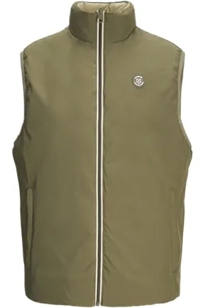 JACK & JONES JACK&JONES JPRBLUBROOK Męska kamizelka z odwracaną kamizelką, oliwkowa noc, L, , L