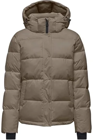 ONLY ONLANN Premium Puffer JKT Regular OTW kurtka pikowana, brązowa, XS, , XS