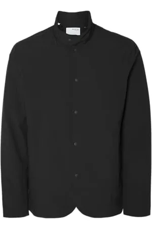 SELECTED Męska kurtka pikowana Slhlee Urban Tech Jkt Noos, czarna, L, , L