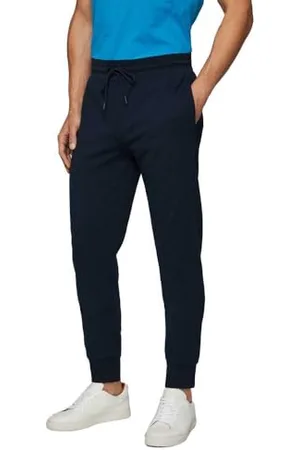 Hackett Męskie spodnie liściaste, niebieskie (granatowe/szare), XL, , XL
