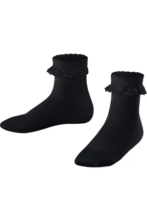 Falke Uniseks - dzieci Skarpety Romantic Lace K So Bawełna jednokolorowe 1 Para, , 19-22