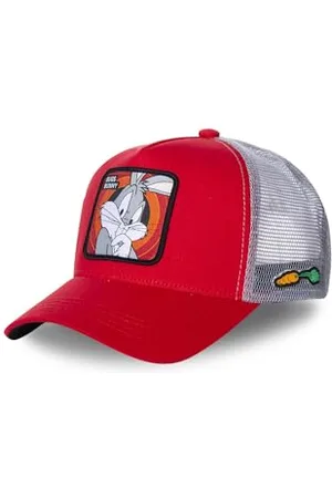 Capslab Freegun Looney Tunes CL-LOO-3-BUG1, męska, czapka, czerwona, jeden rozmiar, , Rozmiar uniwersalny