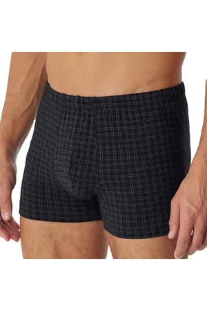 Schiesser Schieser Herren Unterwäsche Short für Männer weich und bequem ohne Gummibund Bio Baumwolle - Cotton Casual