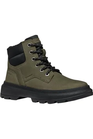 Geox J KIDDARTAH BOY WPF Botki, DK zielony/czarny, 37 EU, , 4.5 UK