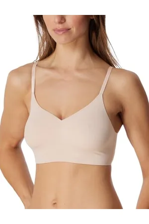Schiesser Damen Bustier Spaghettiträger mit herausnehmbaren Pads - Invisible Soft